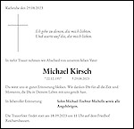 Traueranzeige Michael Kirsch, Karlsruhe