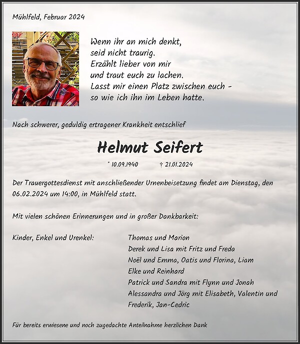 Obituary Helmut Seifert