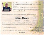 Obituary Klaus Herda