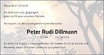 Traueranzeige Peter Rudi Dillmann, Neuwied
