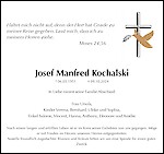 Traueranzeige Josef Manfred Kochalski