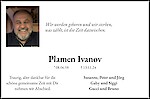 Traueranzeige Plamen Ivanov