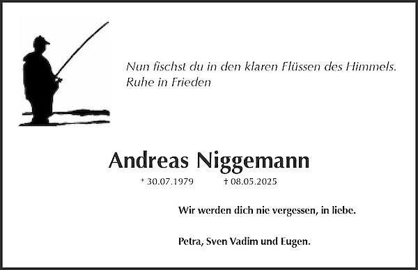 Obituary Andreas Niggemann