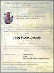 Traueranzeige Petra Marion Jentzsch
