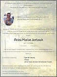 Traueranzeige Petra Marion Jentzsch