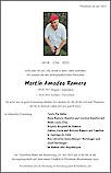 Traueranzeige Martín Amadeo Romero