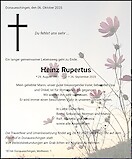 Obituary Heinz Rupertus