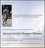 Obituary Juvenal Aristide Njampou Mboumi, Saarbrücken
