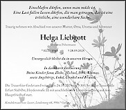 Obituary Helga Liebgott