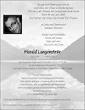 Obituary Harald Langenströr, Engelskirchen