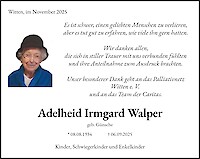 Obituary Adelheid Irmgard Walper