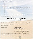 Obituary Christian "Cheesy" Rath, München