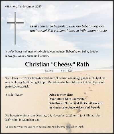 Christian &quot;Cheesy&quot; Rath, München