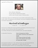 Obituary Manfred Schindlegger, Ingolstadt