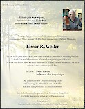 Traueranzeige Elmar R. G&ouml;ller, Heilbronn