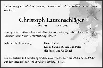 Christoph Lautenschl&auml;ger