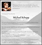 Traueranzeige Michael Schepp