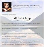 Traueranzeige Michael Schepp