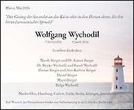 Traueranzeige Wolfgang Wychodil