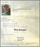 Traueranzeige Thilo Schippel