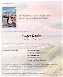 Traueranzeige Holger Ramke, Stuttgart