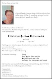 Obituary Christina Janina Dabrowski