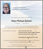 Traueranzeige Hans Michael Schorn