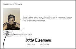 Obituary Jutta Elsemann