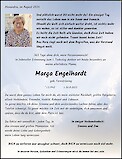 Traueranzeige Marga Engelhardt, M&uuml;nster