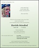 Traueranzeige Daniela M&ouml;rsdorf