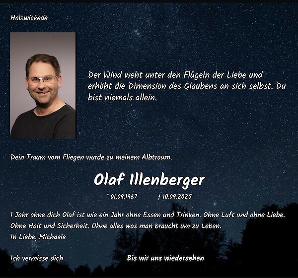 Commemoration of Olaf Illenberger, Holzwickede